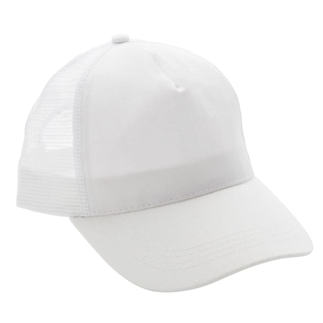 XD Design XD Design Men's Brushed Cotton 5 Panel Trucker Cap in White - 2