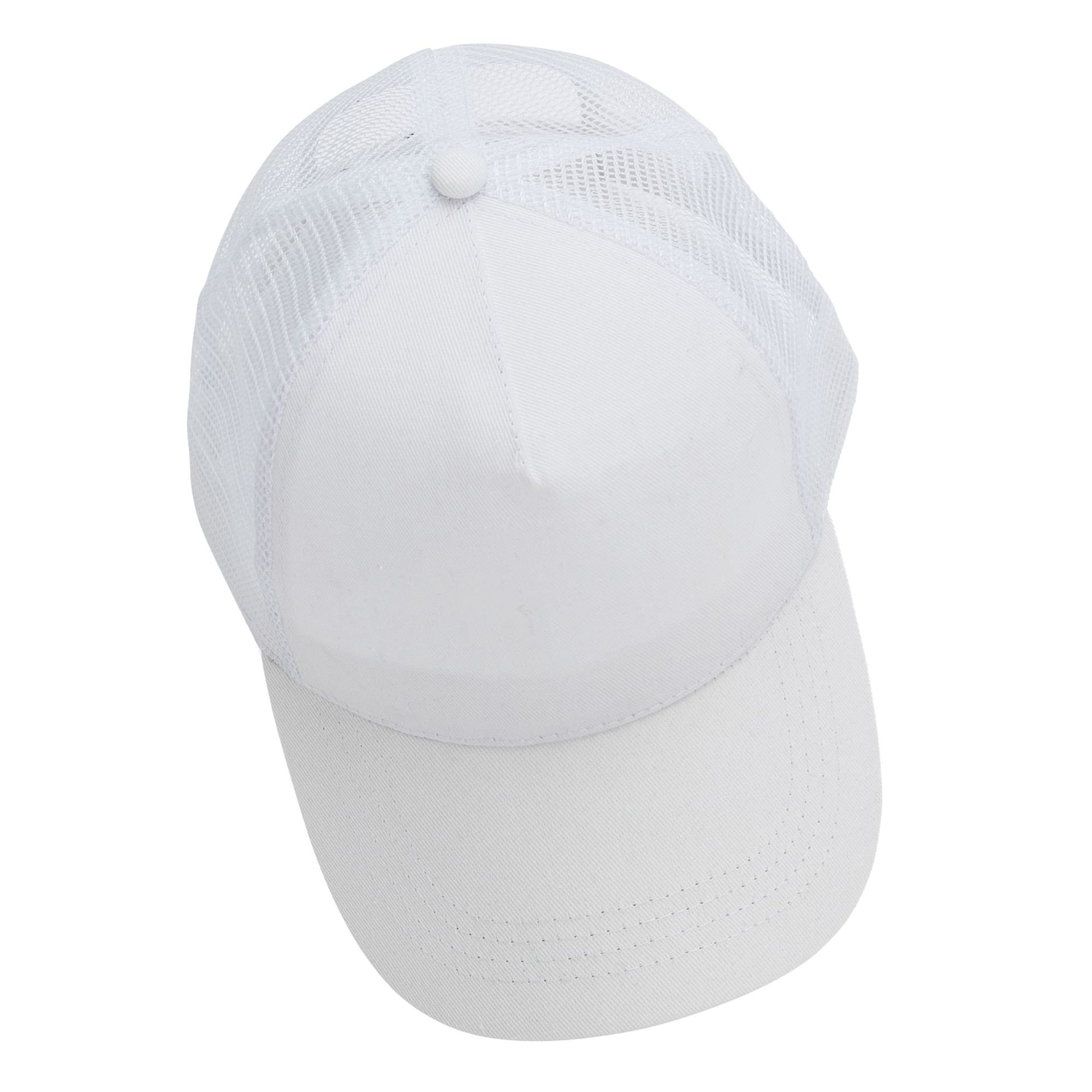 XD Design XD Design Men's Brushed Cotton 5 Panel Trucker Cap in White - 4