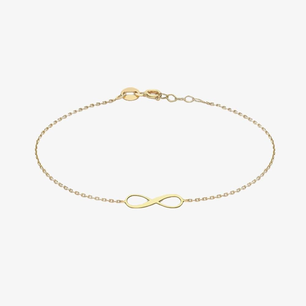 T.H.Baker T.H.Baker Women's 9ct Yellow Gold Adjustable Infinity Bracelet 1.29.8152
