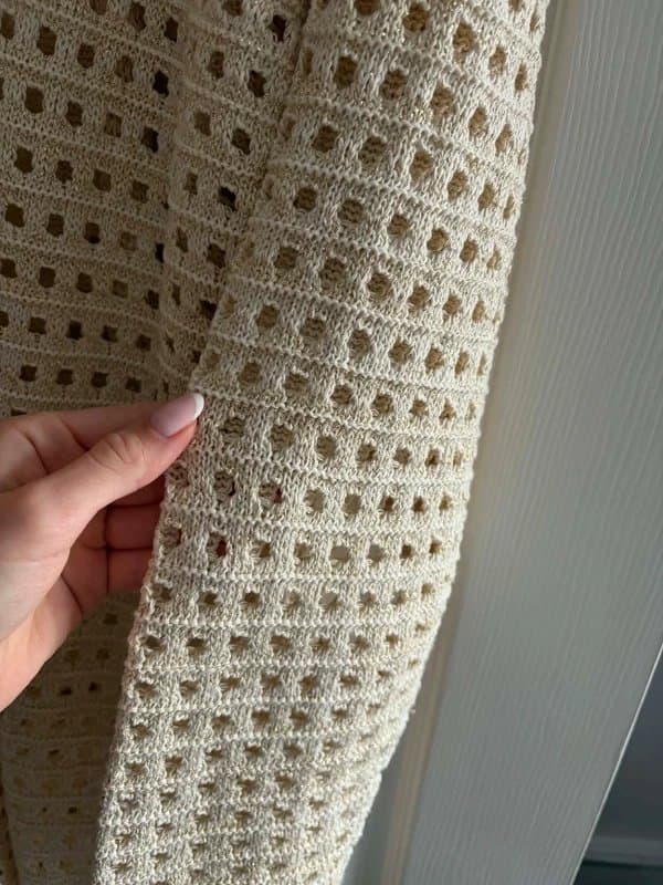 ASOS Beige crochet cardigan