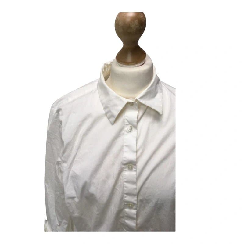 ASOS ASOS Shirt Size Medium 14 White Cotton Top EU42 Womens Vintage
