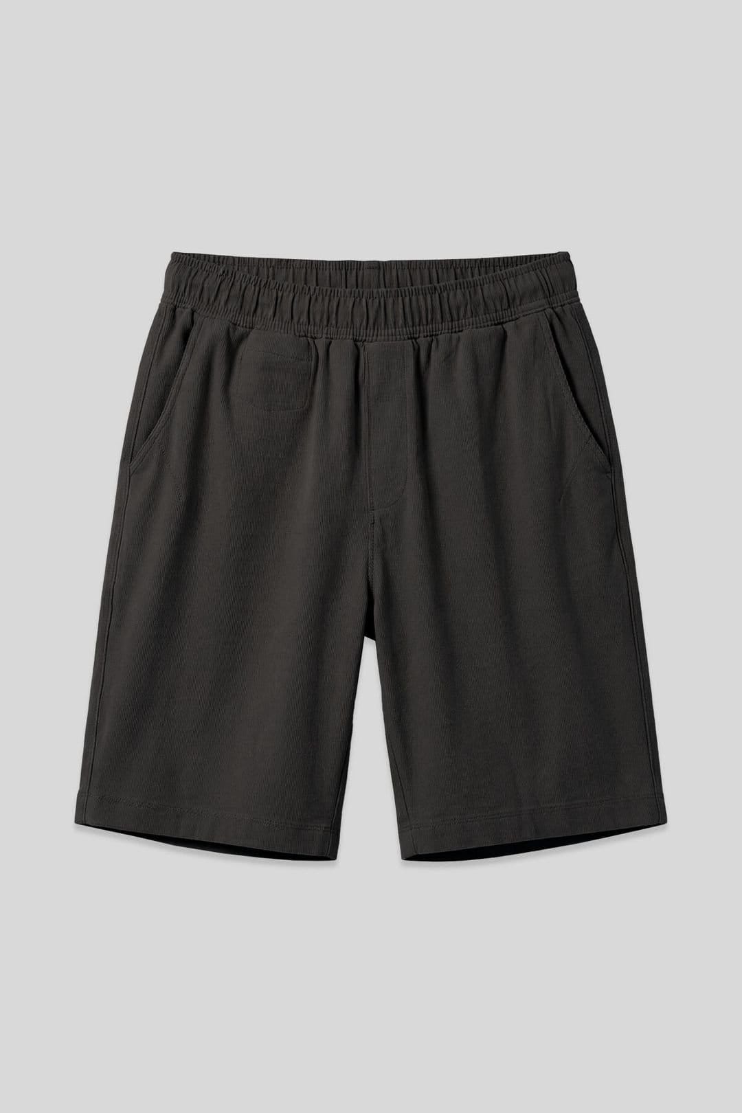 Tommy Life Men's Woven Chino Shorts in Dark Grey