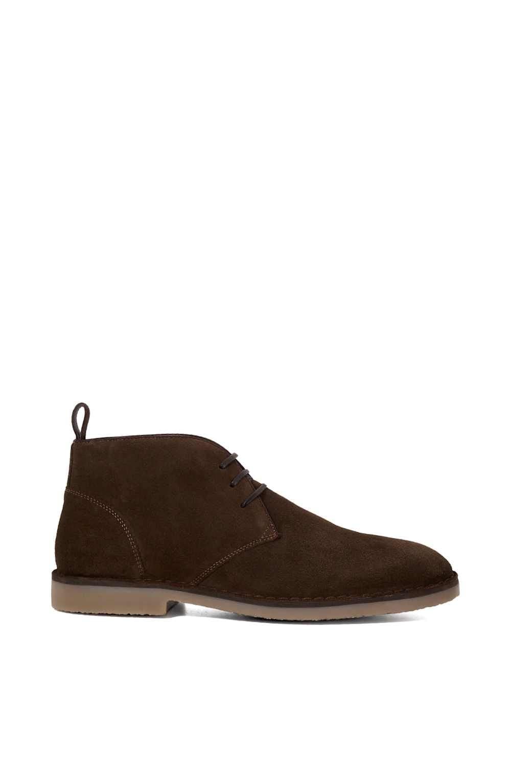 Dune London Dune London Men's 'Cashed' Suede Desert Boots in Brown