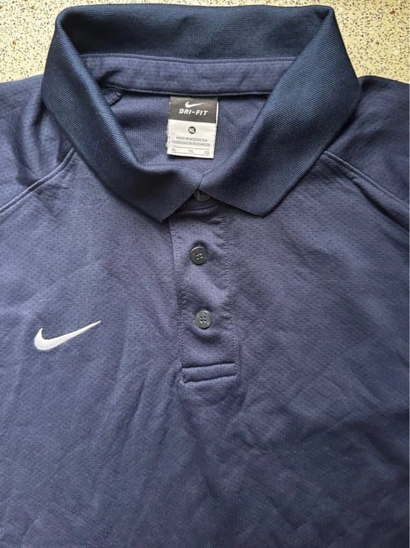 Nike Nike Dri-FIT Victory Long Sleeve Golf Polo Navy Blue Men’s XL