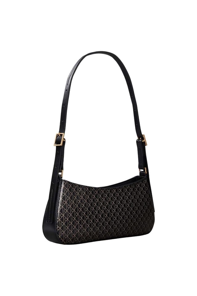 Calvin Klein Calvin Klein Women's Emblem Aop Small Shoulder Bag Black Aop - 2