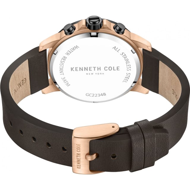 Kenneth Cole Kenneth Cole Men's KCWGC2234804 Classic 44mm Quartz Watch in Brown - 2
