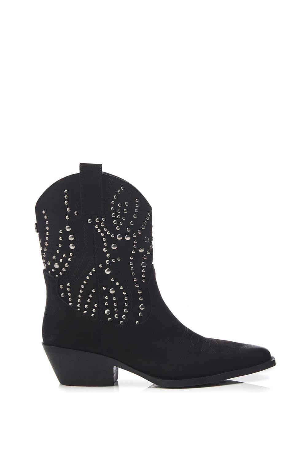 Moda in Pelle Moda In Pelle Women's 'Okes' Alcantara Ankle Boots in Black