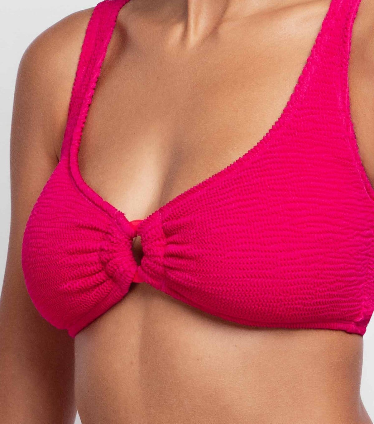 Dorina Women's Pink Textured Bikini Top Dorina New Look - 4