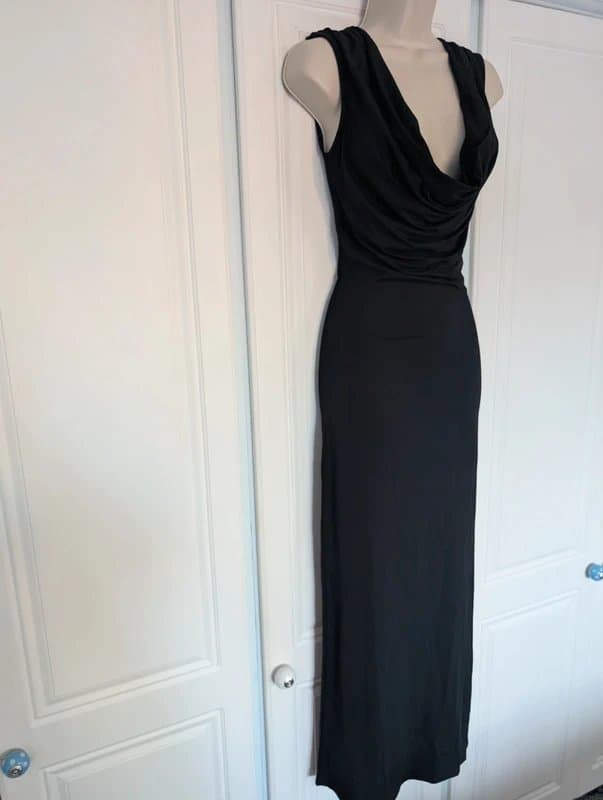ASOS ASOS cowl neck plunge midi dress size xs 4-6