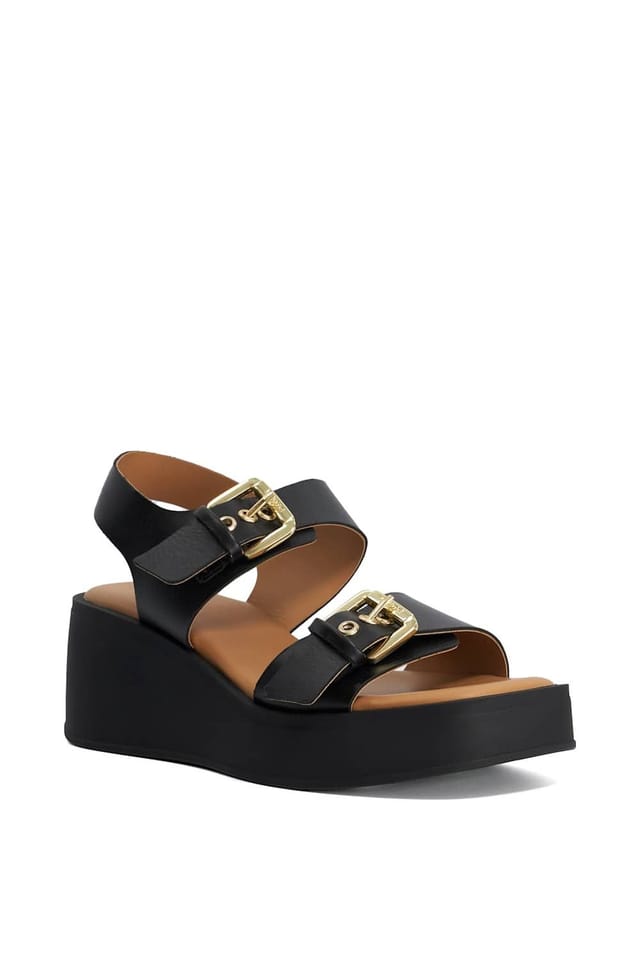 Dune London Dune London Women's 'Karola' Leather Sandals in Black - 2