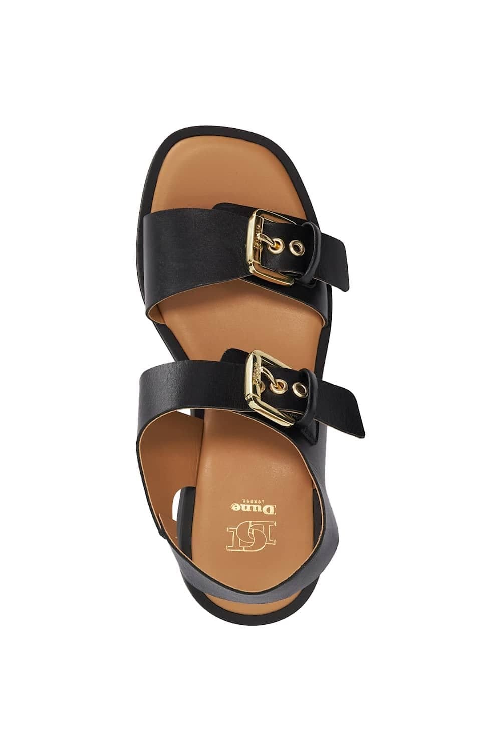 Dune London Dune London Women's 'Karola' Leather Sandals in Black - 4