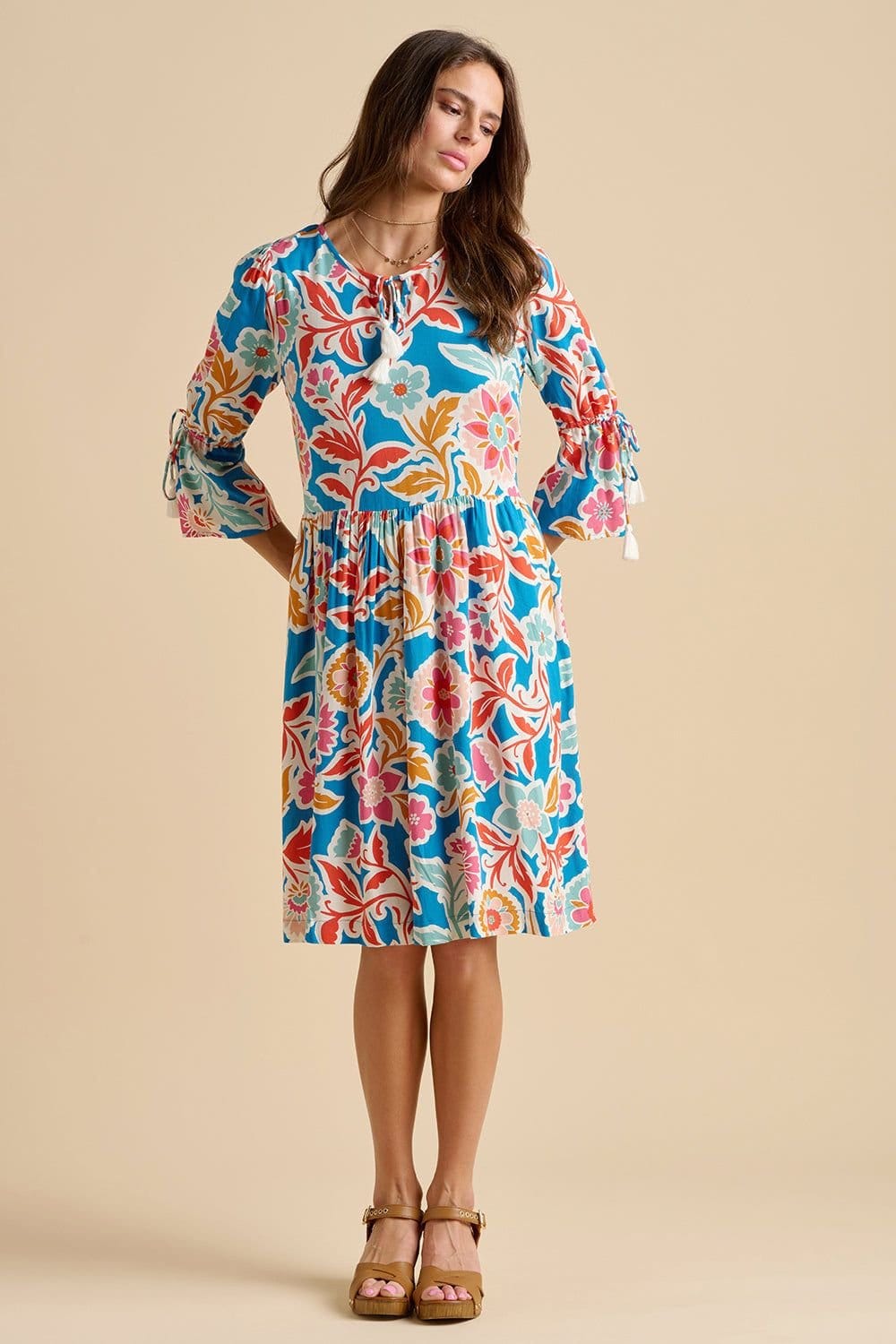 Brakeburn Brakeburn Women's Full Bloom Knee Length Dress - 4