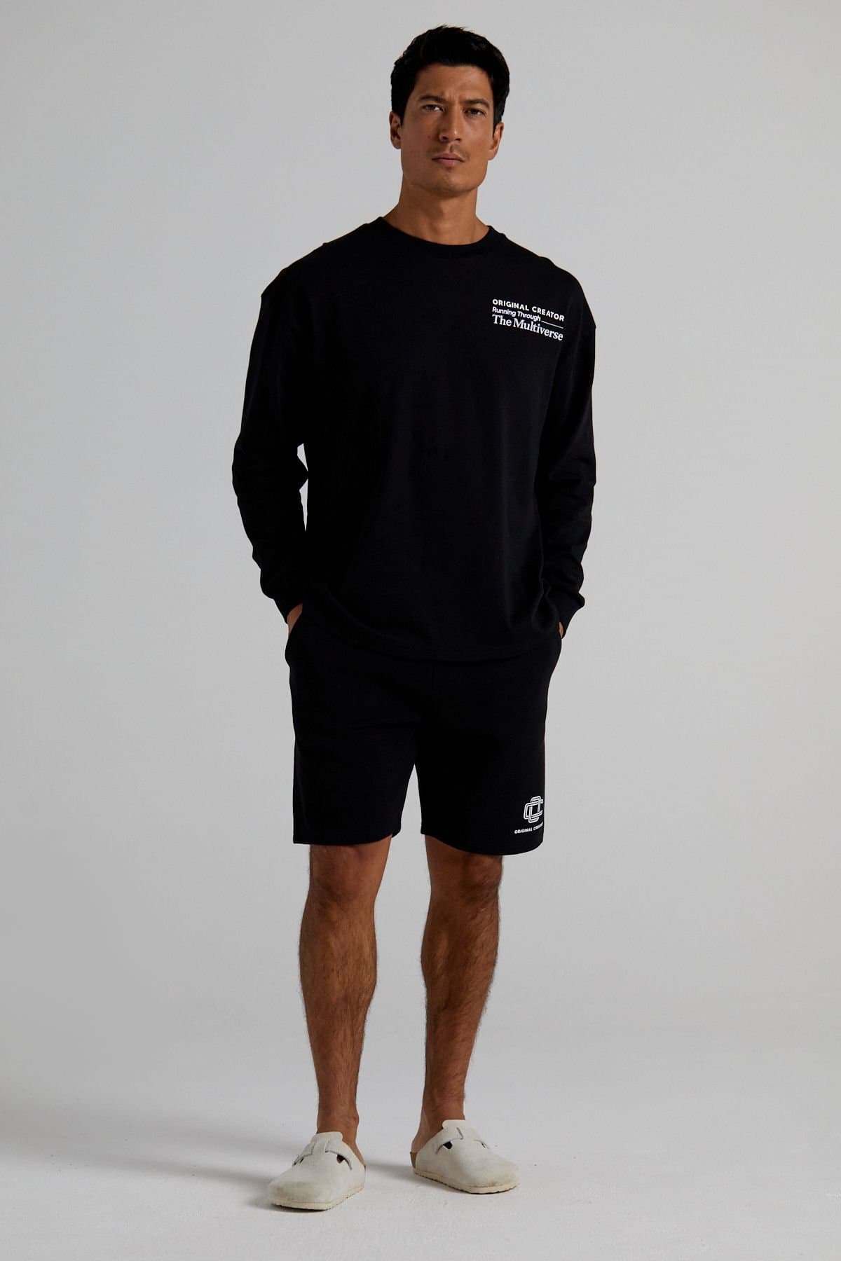 Original Creator Original Creator Men's Multiverse Long Sleeve T-Shirt - Jet Black