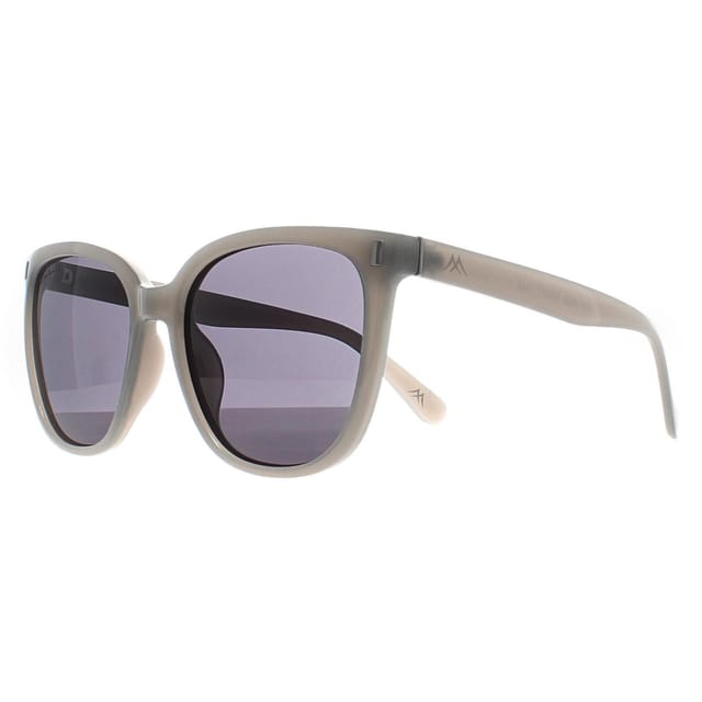 montana montana Women's Butterfly Shiny Grey Cream Smoke Polarized MP190 - 2