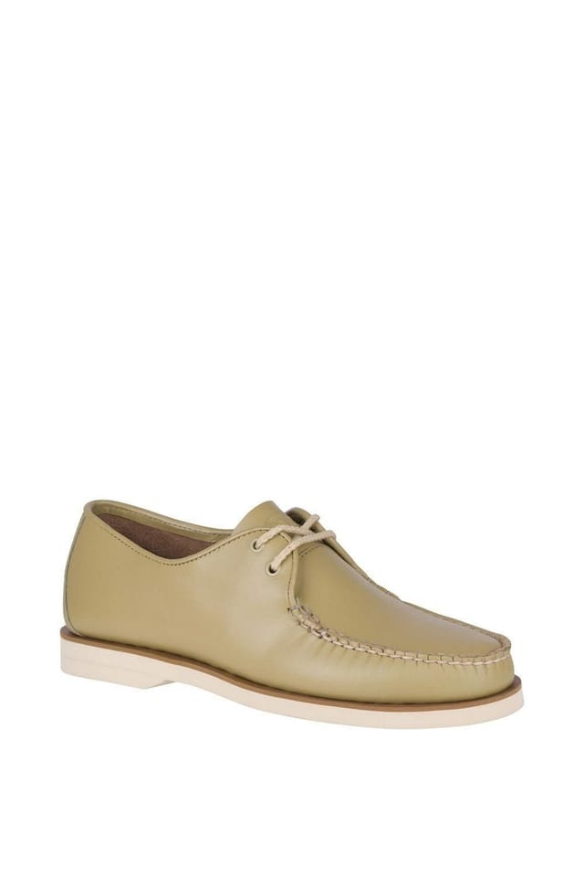 Sperry Sperry Men's Light Tan 'Captain's Oxford' Casual Lace Shoes - 2