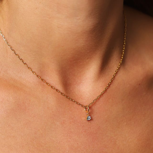 Gold Trip Gold Trip Women's September Birthstone Necklace in Gold - 2
