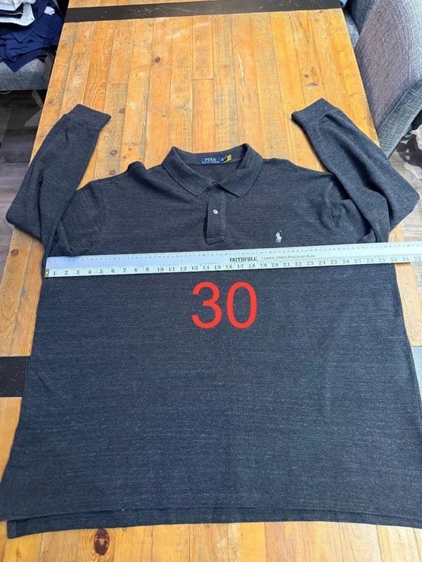 Ralph Lauren Polo Ralph Lauren Mesh Long Sleeve Polo Shirt Big & Tall 3XB 3XL #D - 1
