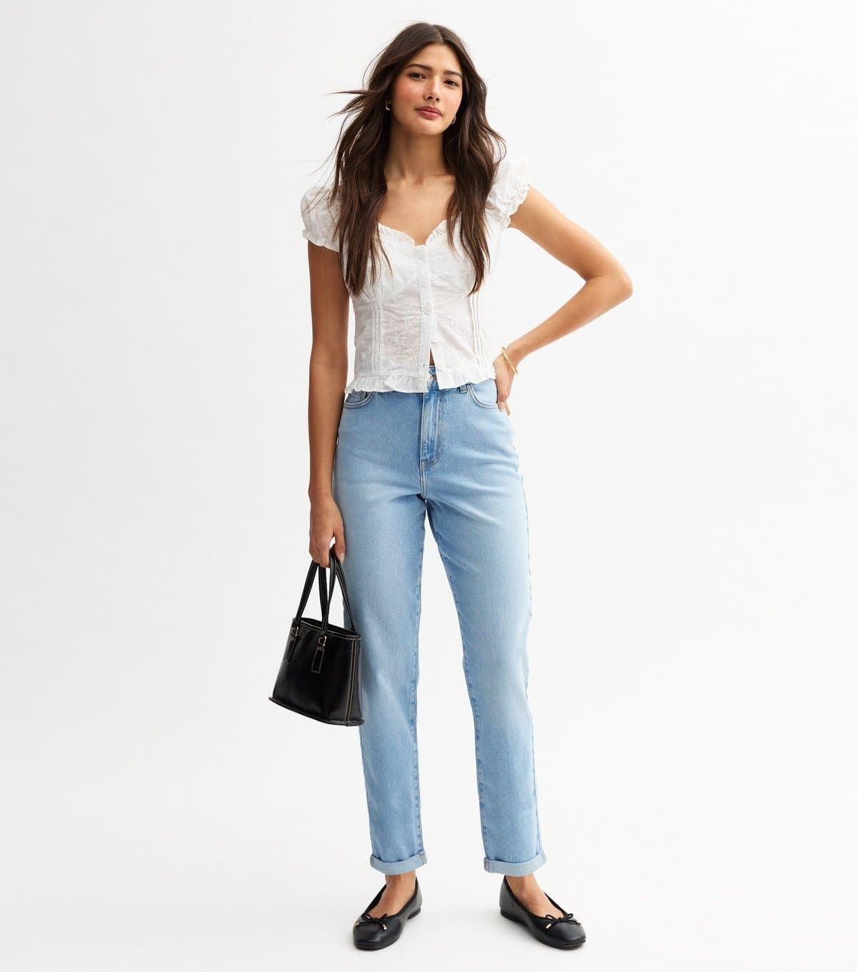 New Look New Look Light Blue Tori Mom Jeans