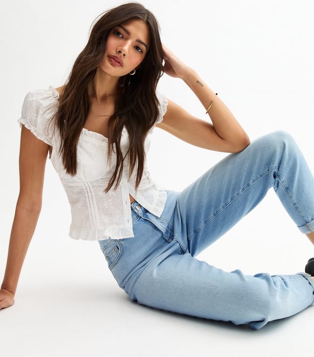 New Look Women's Light Blue Tori Mom Jeans New Look - 3