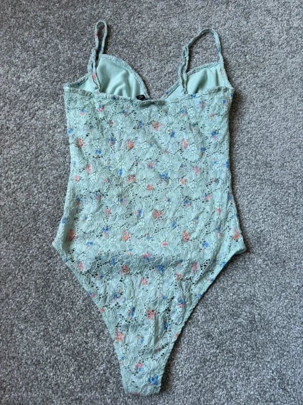 New Look Mint lace bodysuit size 10