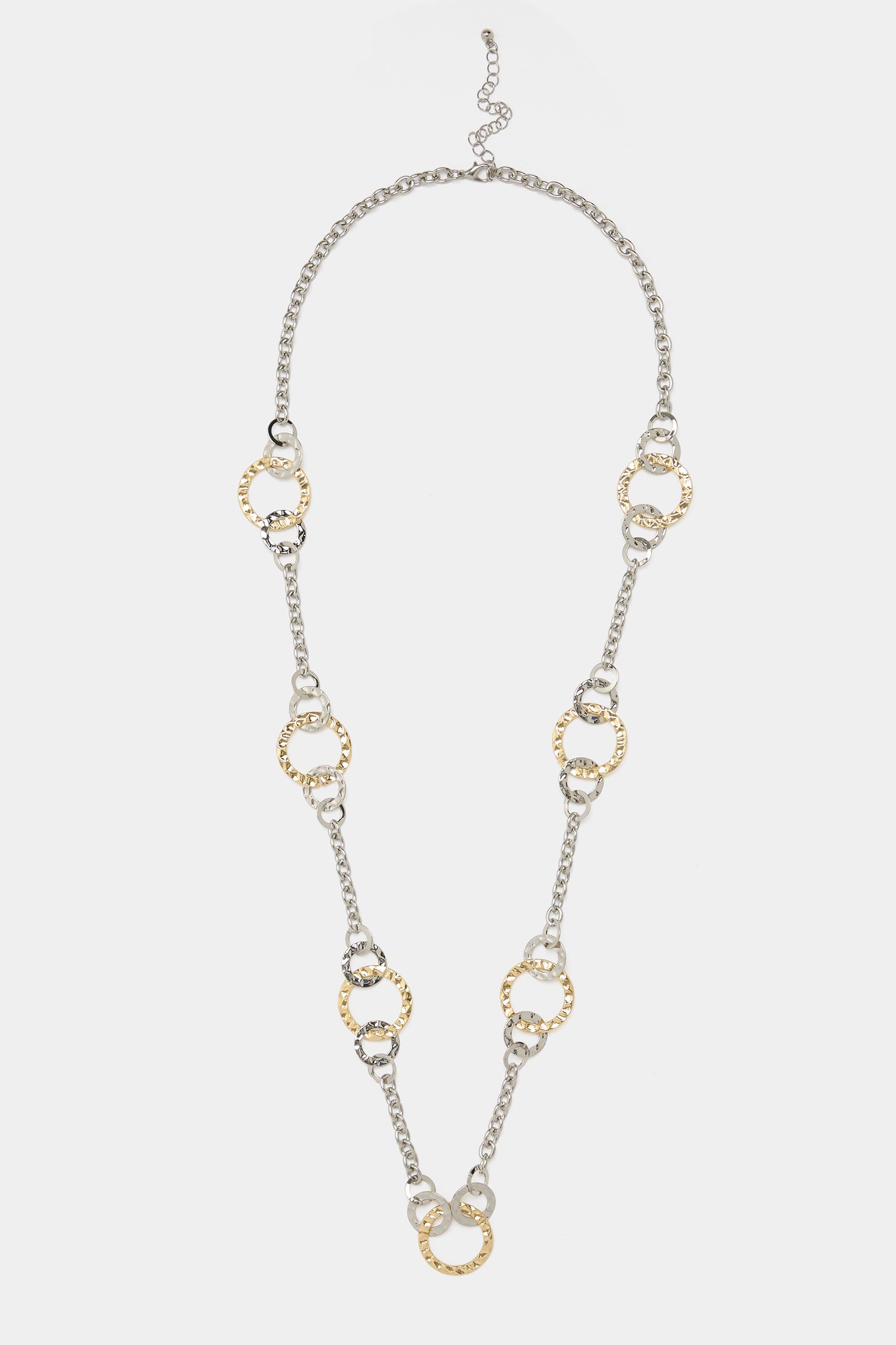 Yours Mixed Metal Long Link Necklace