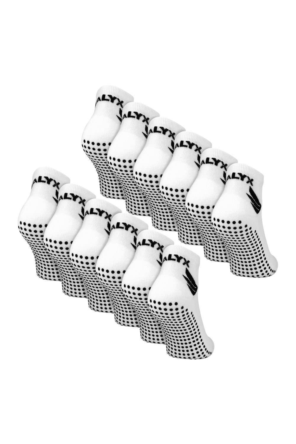 TALYX TALYX Men's 12 Pack Bamboo Ankle Socks in White