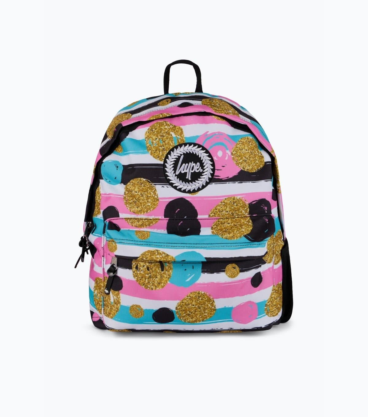 Hype Multicoloured Spots and Stripes Backpack School HYPE New Look