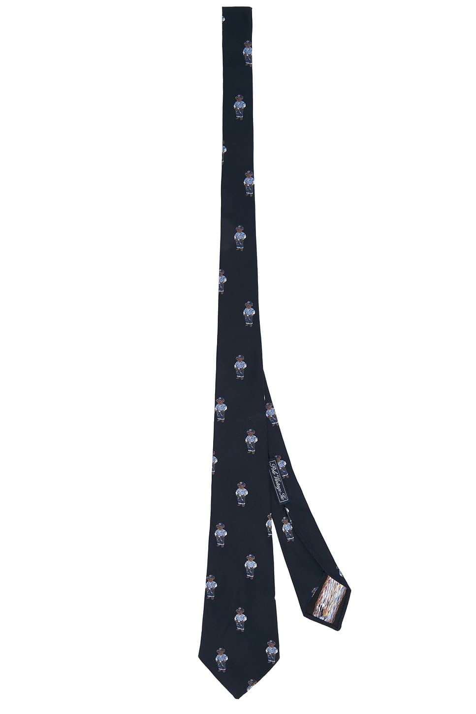 revolve Polo Ralph Lauren Navy Multi Bear Neck Tie