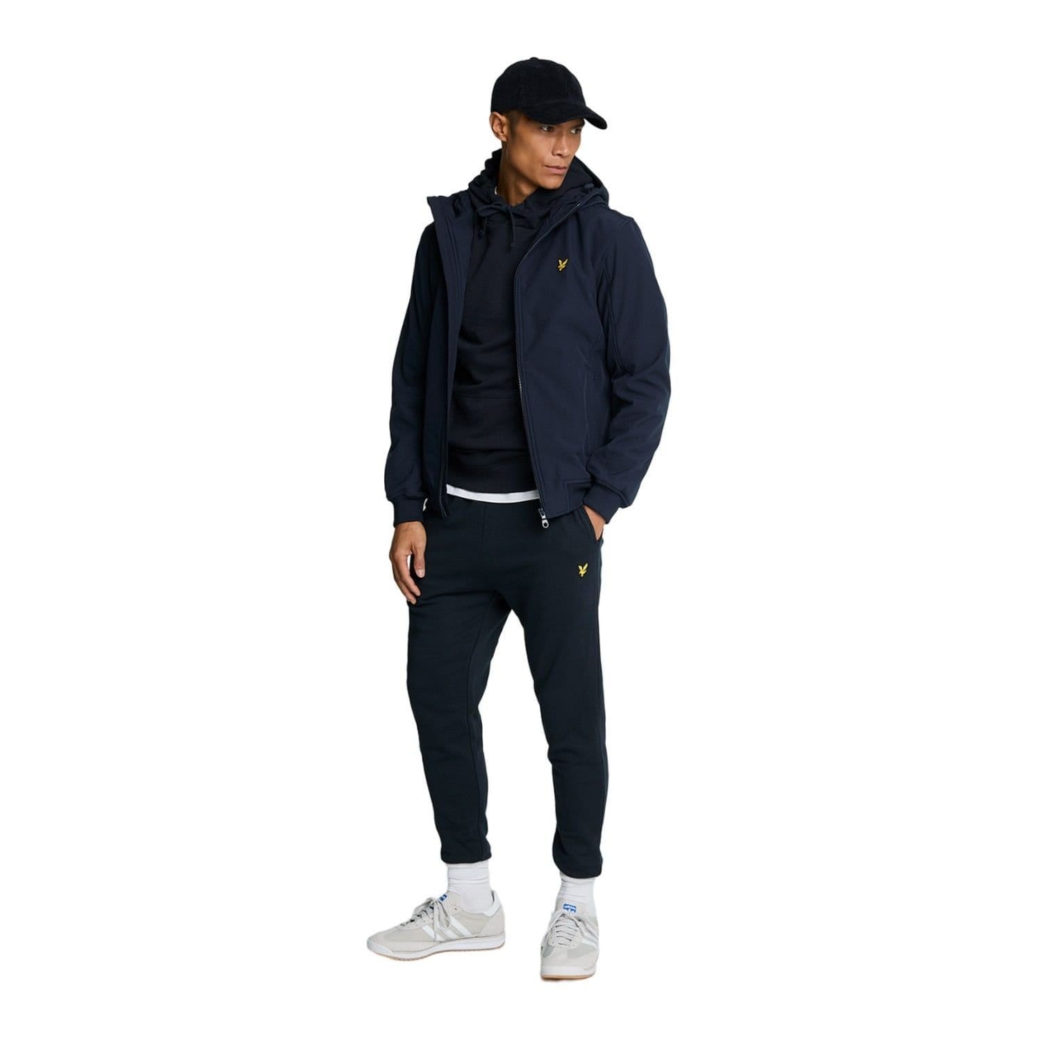 Lyle & Scott Lyle & Scott Men's Fleece Soft Shell Jacket in Dark Navy - 4