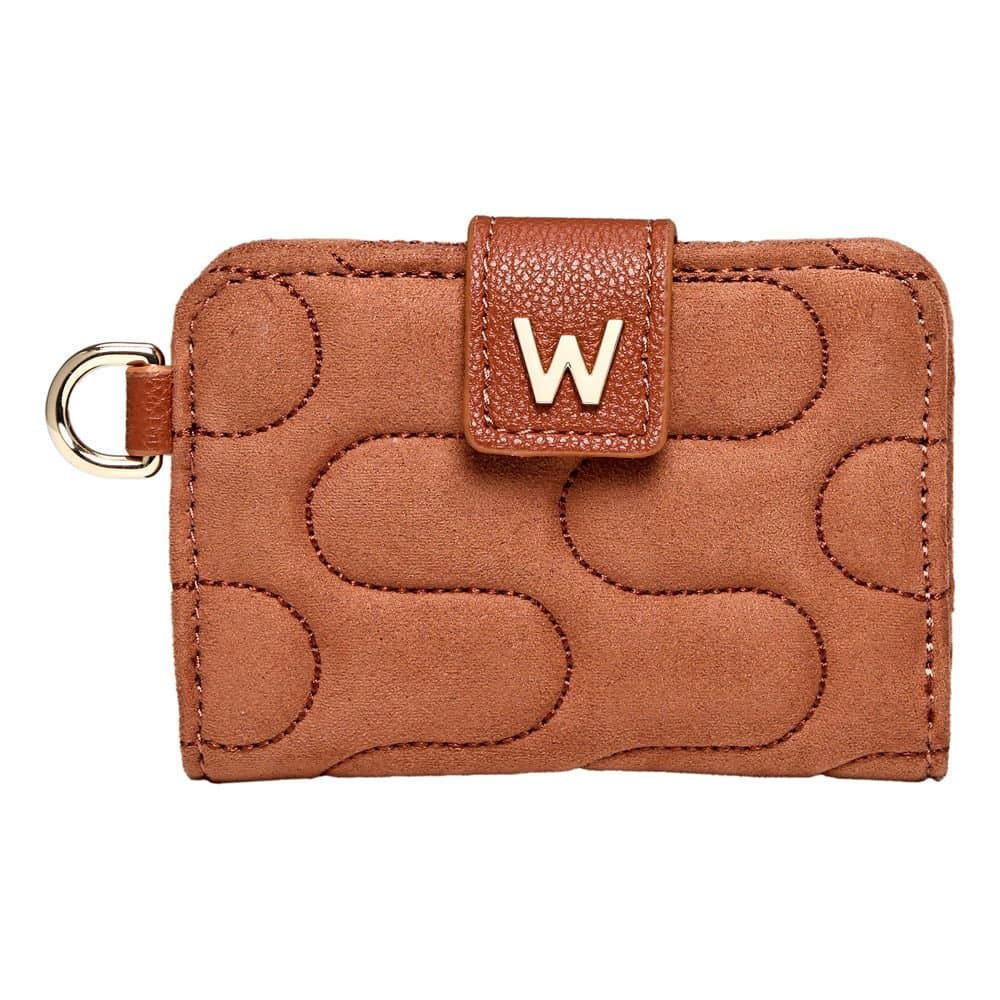 Wolf WOLF Camel Ultrasuede Card Case