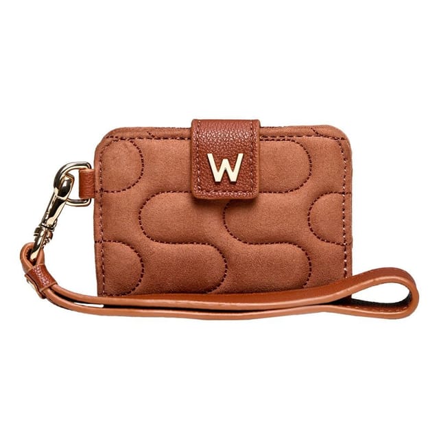 Wolf WOLF Women's Mimi Swirl Card Case in Camel - 2