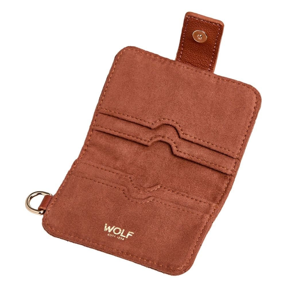 Wolf WOLF Women's Mimi Swirl Card Case in Camel - 4