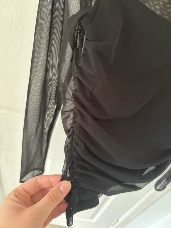 Bershka Mesh long sleeve top