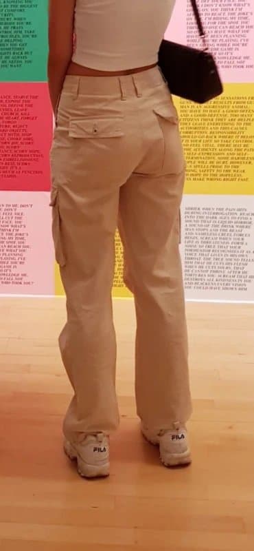 Bershka bershka beige cargos