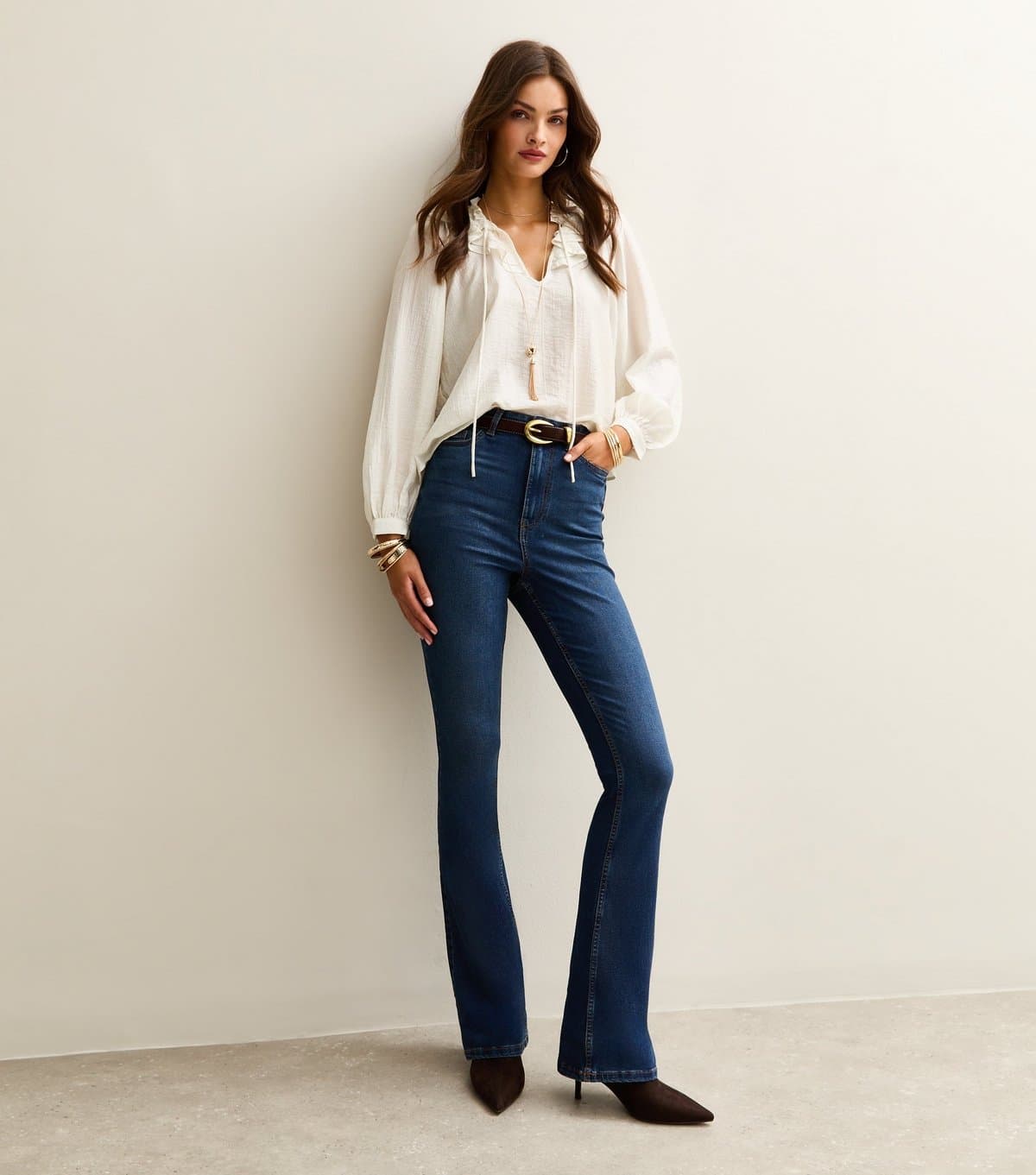 New Look New Look Tall Blue Bootcut Jeans