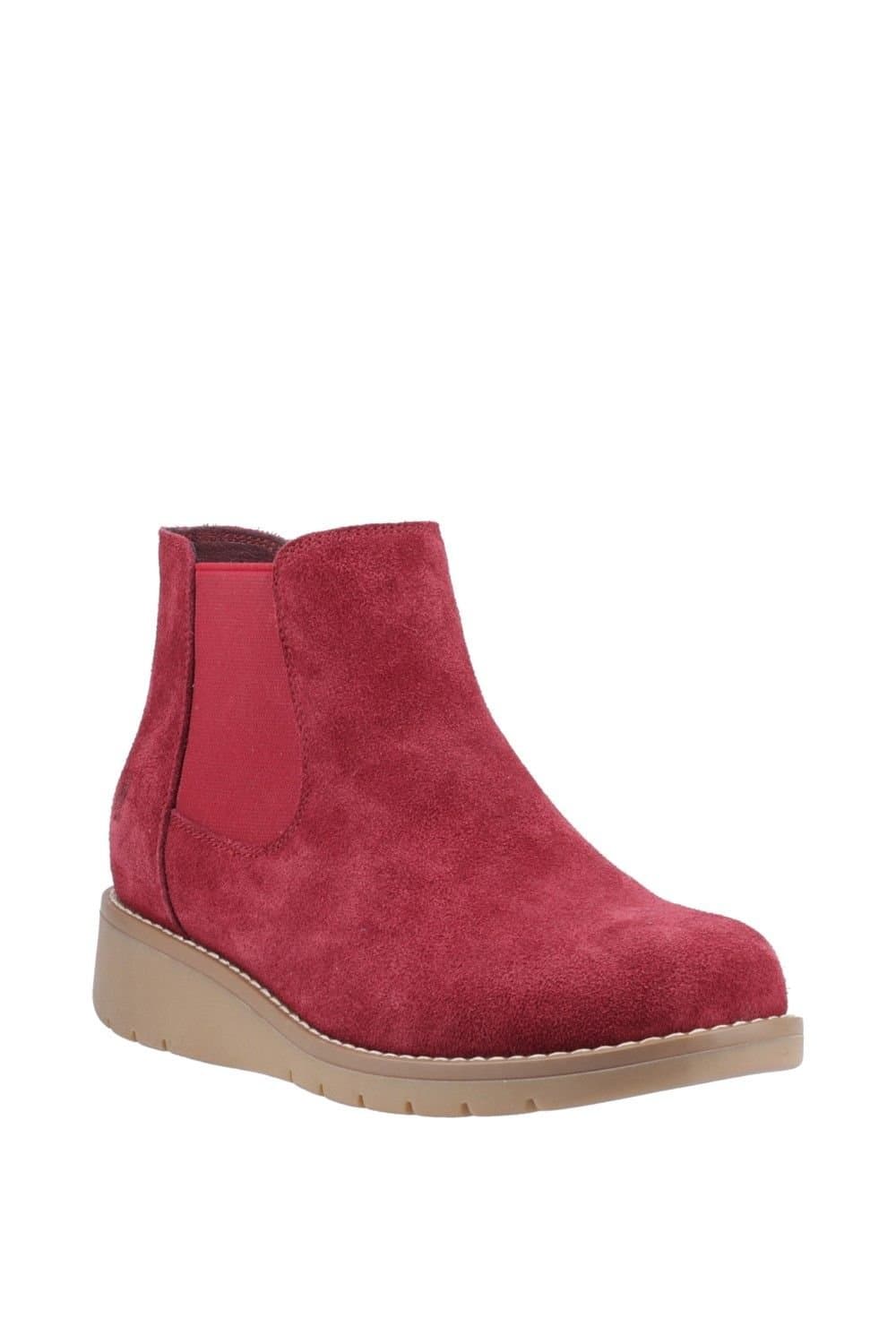 Hush Puppies Hush Puppies Women's Leonie Suede Boot in Burgundy