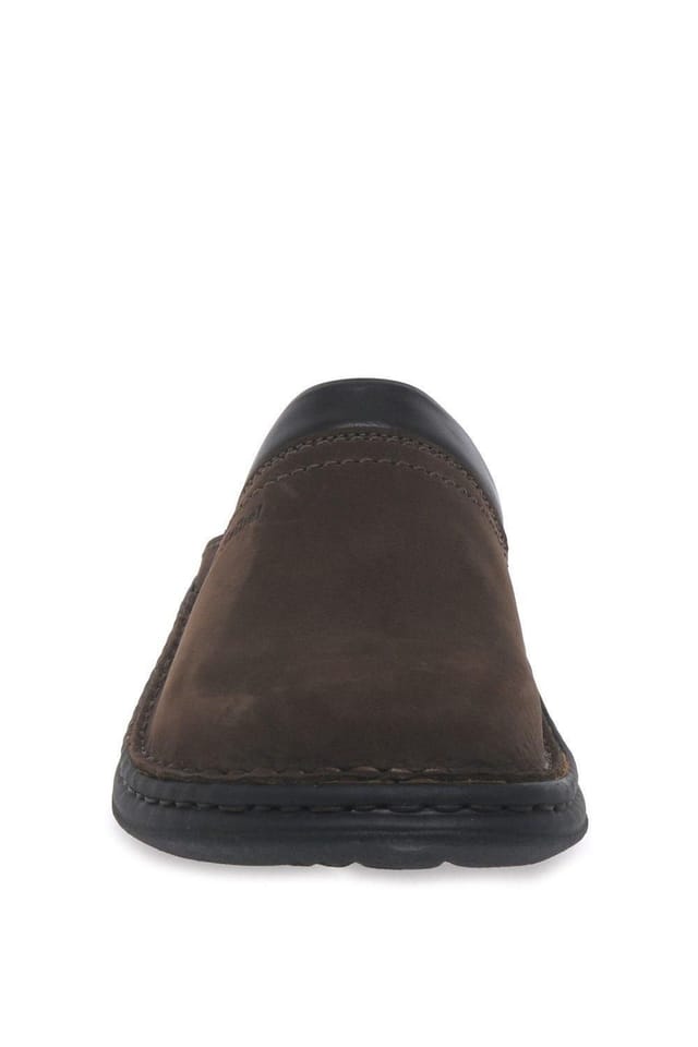 Josef Seibel Josef Seibel Men's 'Max' Leather Mules in Dark Brown - 3