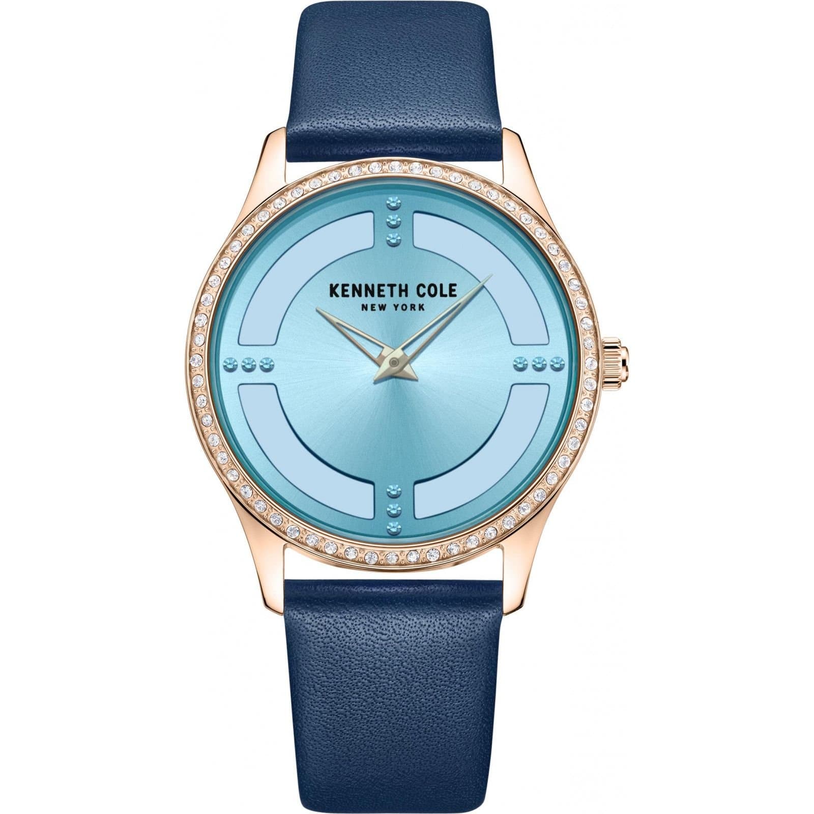 Kenneth Cole Kenneth Cole Women's KCWLA2223305 Classic 34mm Quartz Watch in Blue