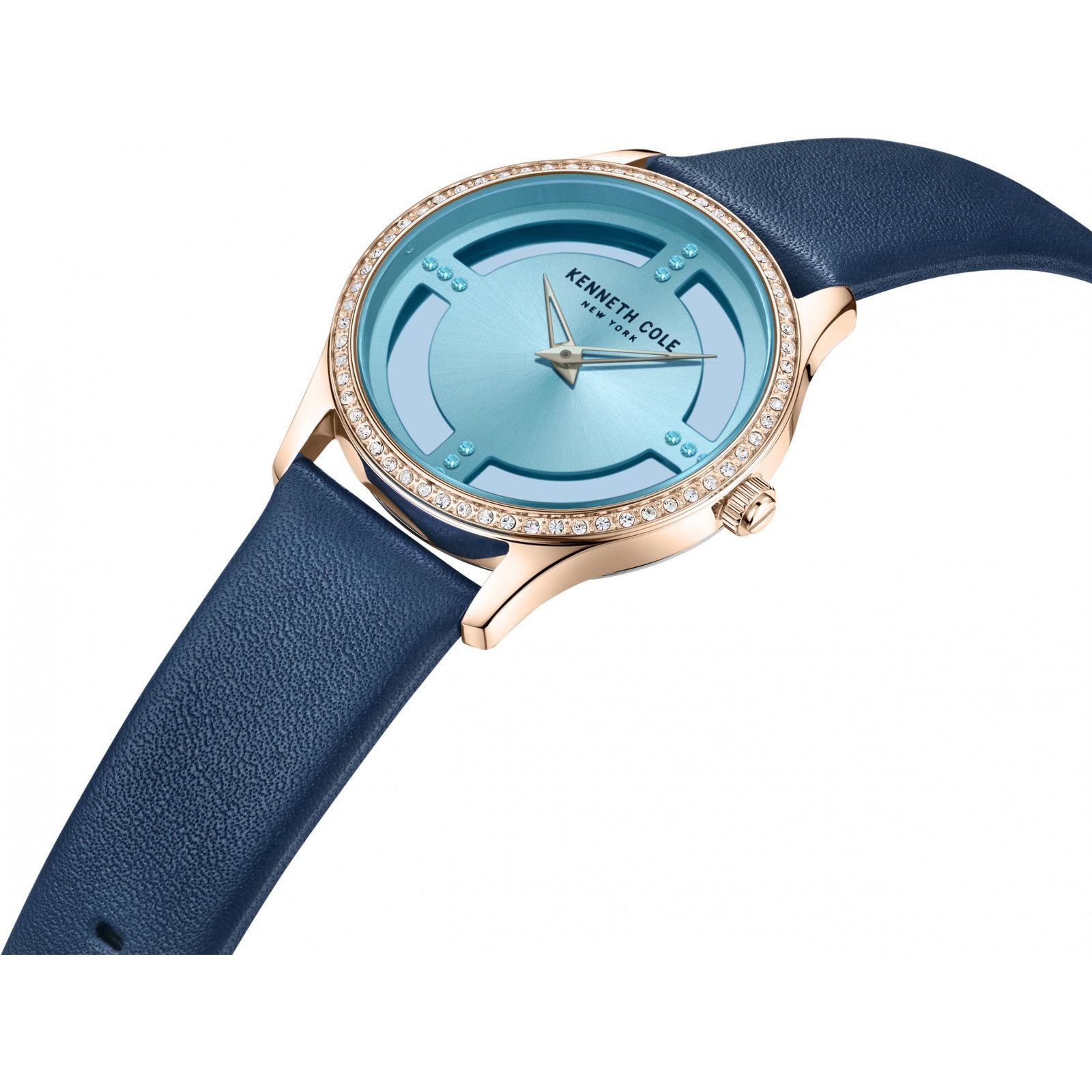 Kenneth Cole Kenneth Cole Women's KCWLA2223305 Classic 34mm Quartz Watch in Blue - 3