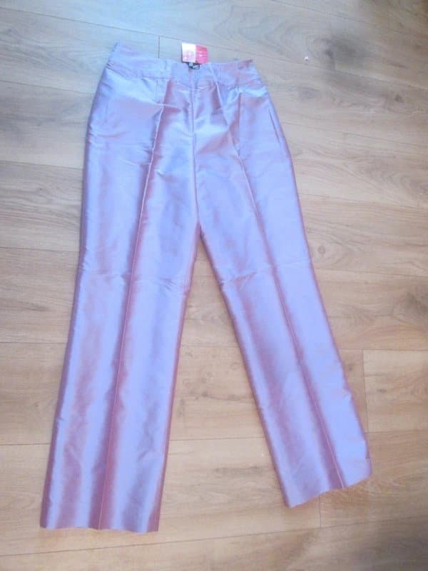 Anna Scholz Anna Scholz size 14 8 - 10 small fitting silk lined occasion Trousers Brand new with tags