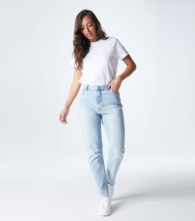 Urban Bliss Women's Holland Straight Leg Jeans Urban Bliss New Look - 3