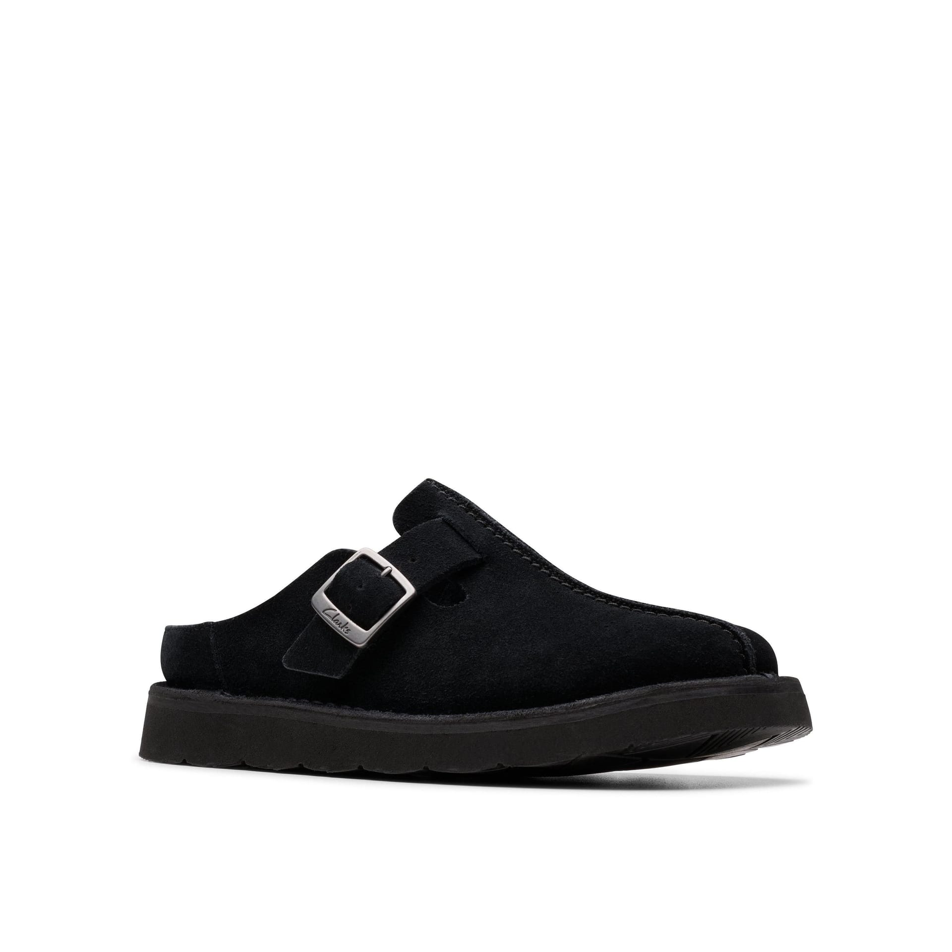Clarks Clarks Women's Solsbury Mule Black Suede Mules, Slip Ons - 4