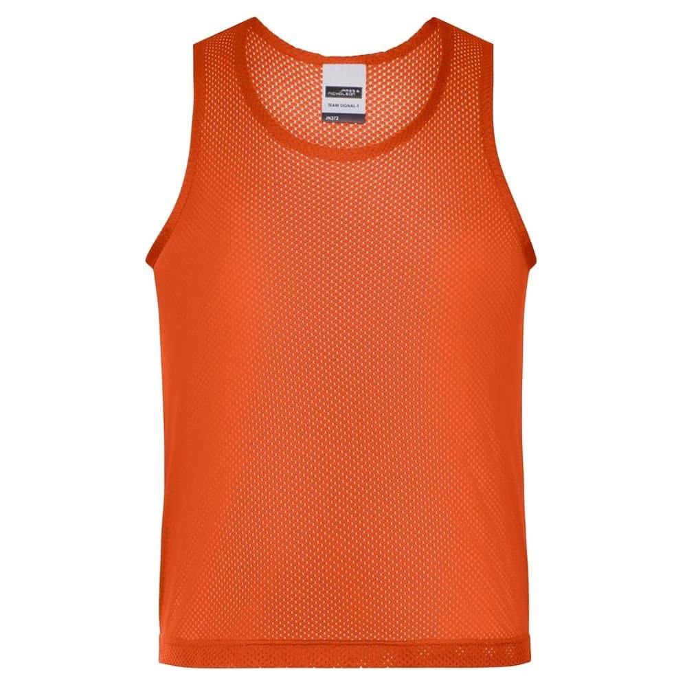 James and Nicholson James and Nicholson Men's Team Plain Vest Top in Orange