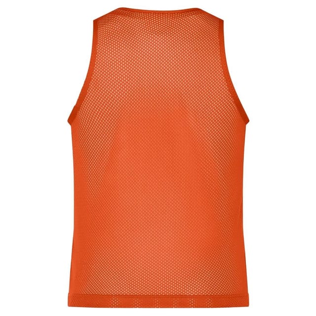 James and Nicholson James and Nicholson Men's Team Plain Vest Top in Orange - 2