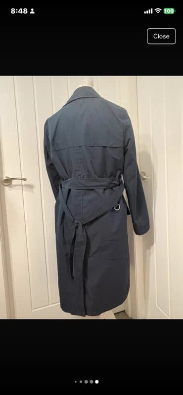 New Look New look navy trench coat