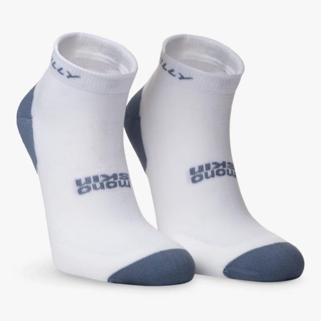 Hilly Hilly Men's Active Ankle Socks Pack of 2 in White - 2