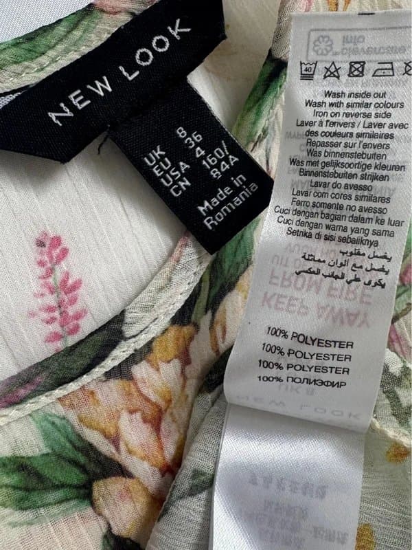 New Look Floral print sheer blouse top from New Look