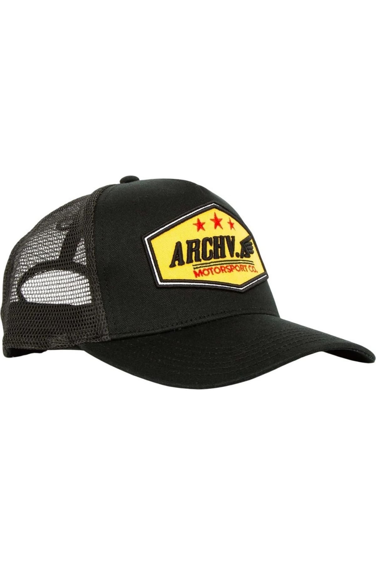 Archive Design Studios Archive Design Studios Men's Motorsport Cap in Black - 1