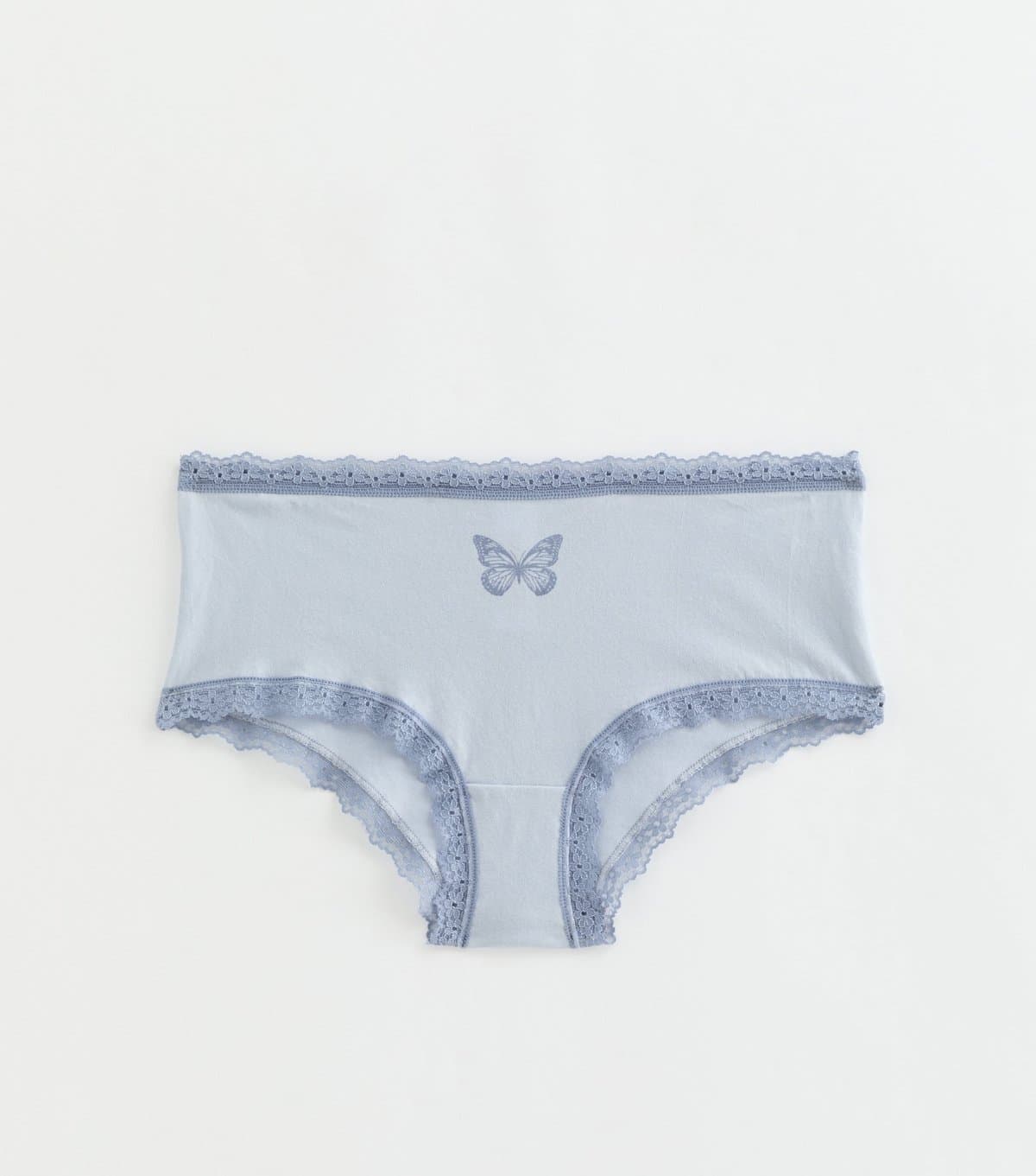 New Look New Look Light Blue Butterfly Print Briefs