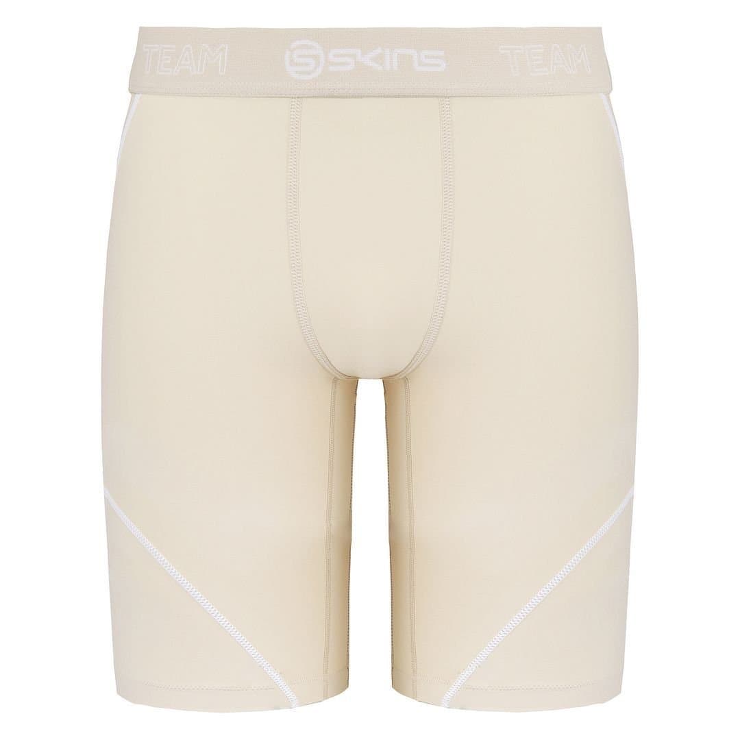 Skins Skins Men's DNAmic Natural Beige Compression Shorts in Light Beige